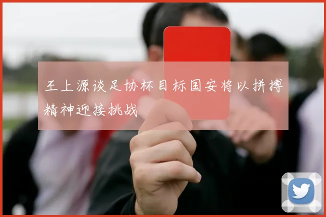 王上源谈足协杯目标国安将以拼搏精神迎接挑战